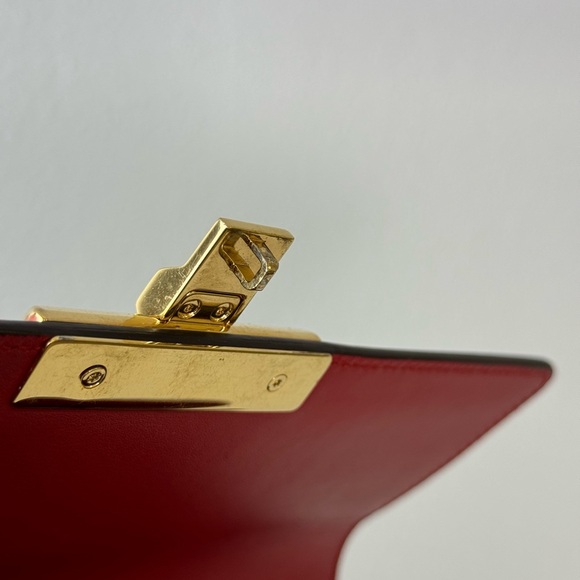 Gucci Padlock GG Coated Canvas And Leather Top Handle Bag - Picture 12 of 16